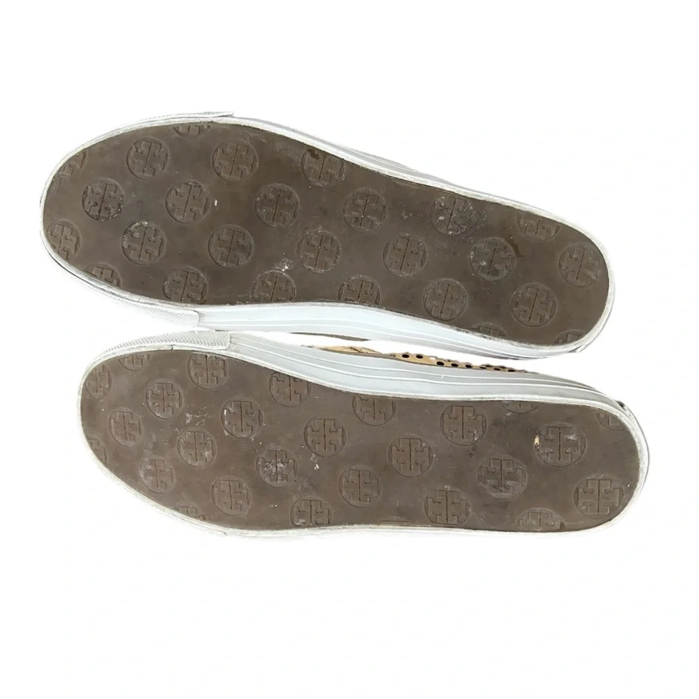 Tory Burch Jesse Metallic Gold Slip On Women’s Sneakers Size 6.5